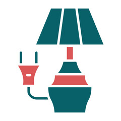 Vector Design Electric Lamp Icon Style
