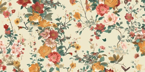 wallpaper vintage , background vintage, background abstract ,flowers in the garden vintage background