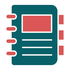 Obraz premium Vector Design Notebook Icon Style