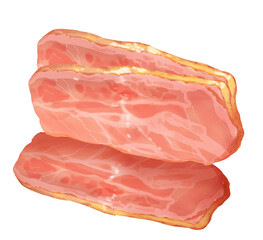 ベーコン_背景透過