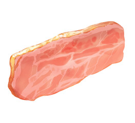 ベーコン_背景透過