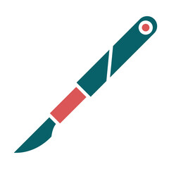 Vector Design Scalpel Icon Style