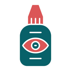 Vector Design Eye Drop Icon Style