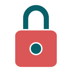 Vector Design Locked Icon Style