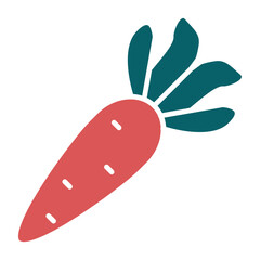 Vector Design Carrots Icon Style