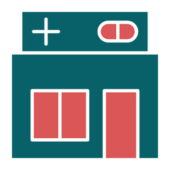 Vector Design Medical Shop Icon Style
