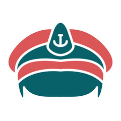 Vector Design Sailor Hat Icon Style