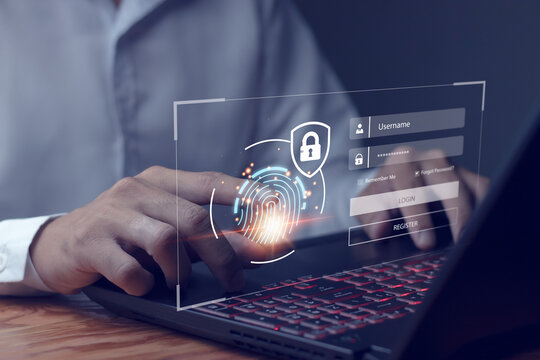 Cyber ​​security to protect the network from cyber attacks from hackers on the internet. Secure access for online privacy and personal data protection.