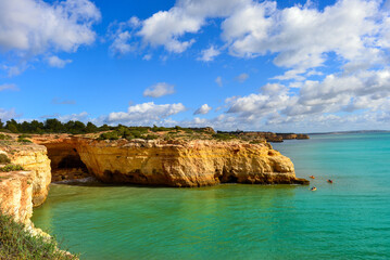 Naklejka premium Benagil, Carvoeiro - Algarve (Portugal)