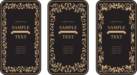 アンティーク　クラシック　フレーム飾り枠
