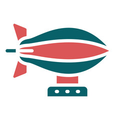 Vector Design Zeppelin Icon Style © designing ocean