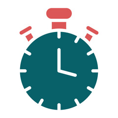 Vector Design Stopwatch Icon Style