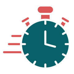 Vector Design Fast Time Icon Style