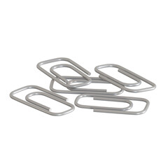 3d rendered paper clip perfect for design project