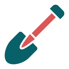 Vector Design Shovel Icon Style