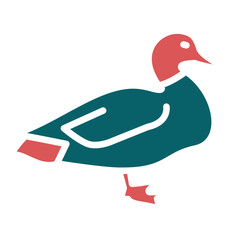 Vector Design Duck Icon Style