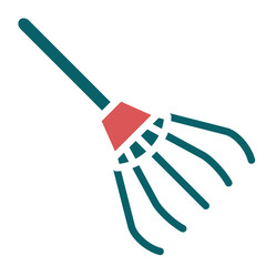 Vector Design Rake Icon Style