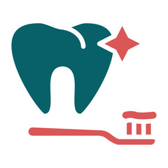 Vector Design Clean Tooth Icon Style