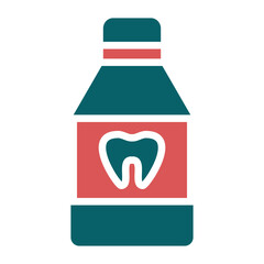 Vector Design Mouthwash Icon Style