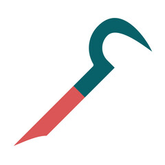 Vector Design Crowbar Icon Style