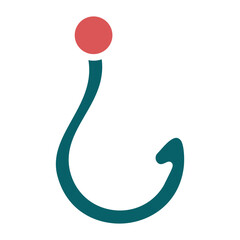 Vector Design Hook Icon Style
