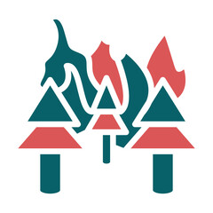 Vector Design Wildfire Icon Style