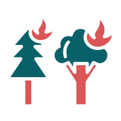 Vector Design Wildfire Icon Style