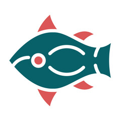 Vector Design Salmon Icon Style