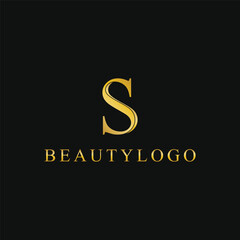 Obraz na płótnie Canvas illustration vector graphic letter s luxury for luxury beauty logo design