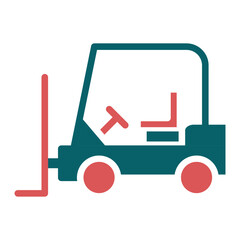 Vector Design Forklift Icon Style