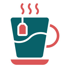 Vector Design Tea Cup Icon Style