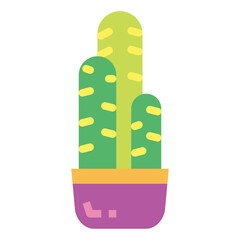 cactus flat icon style