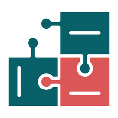 Vector Design Puzzle Icon Style