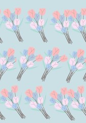 flower minimal background, pastel cute 