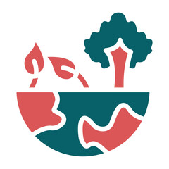 Vector Design Clean Environment Icon Style