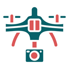 Obraz premium Vector Design Drone Icon Style