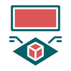 Vector Design Augmented Reality Icon Style