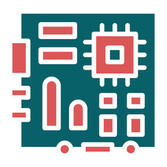 Vector Design Motherboard Icon Style