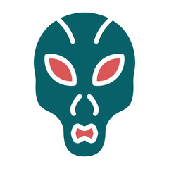 Vector Design Extraterrestrial Icon Style