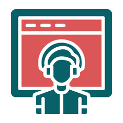 Vector Design Technical Support Icon Style