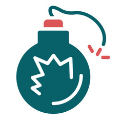 Vector Design Bomb Icon Style