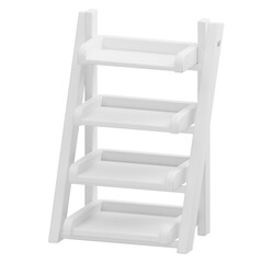 Ladder Shelf 3D Icon - obrazy, fototapety, plakaty