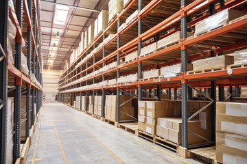 Fototapeta premium industry and manufacturing, shipping, logistic business