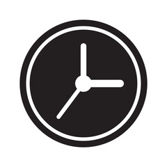 Clock icon, time icon.