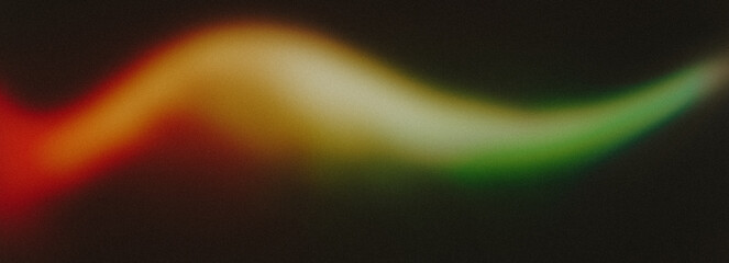 Modern blurred film grain background and texture with black background and rainbow stripe, trendy grainy gradient texture. Perfect for website designs, posters, flyers or banners.