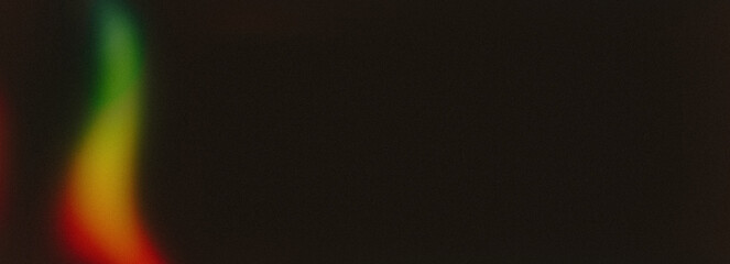 Modern blurred film grain background and texture with black background and rainbow stripe, trendy grainy gradient texture. Perfect for website designs, posters, flyers or banners.