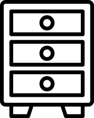 chest of drawers icon