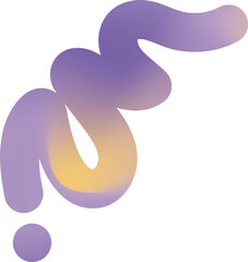 Obraz premium Gradient Shape Fluid 