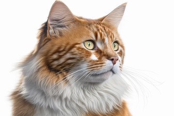 Obraz premium The Enigmatic and Playful Manx Cat: A Portrait of Tailless Beauty and Mischief