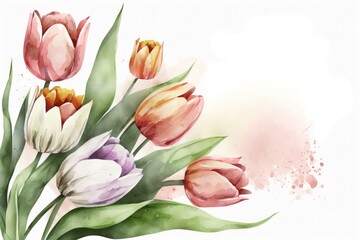 Gorgeous Tulips Ideal for Your Text Generative AI